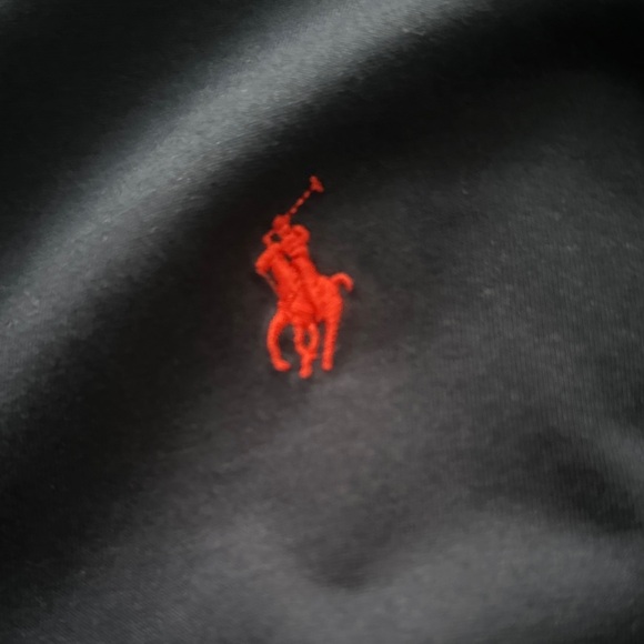 Mens Polo RL Navy Long Sleeve Shirt - Picture 2 of 3